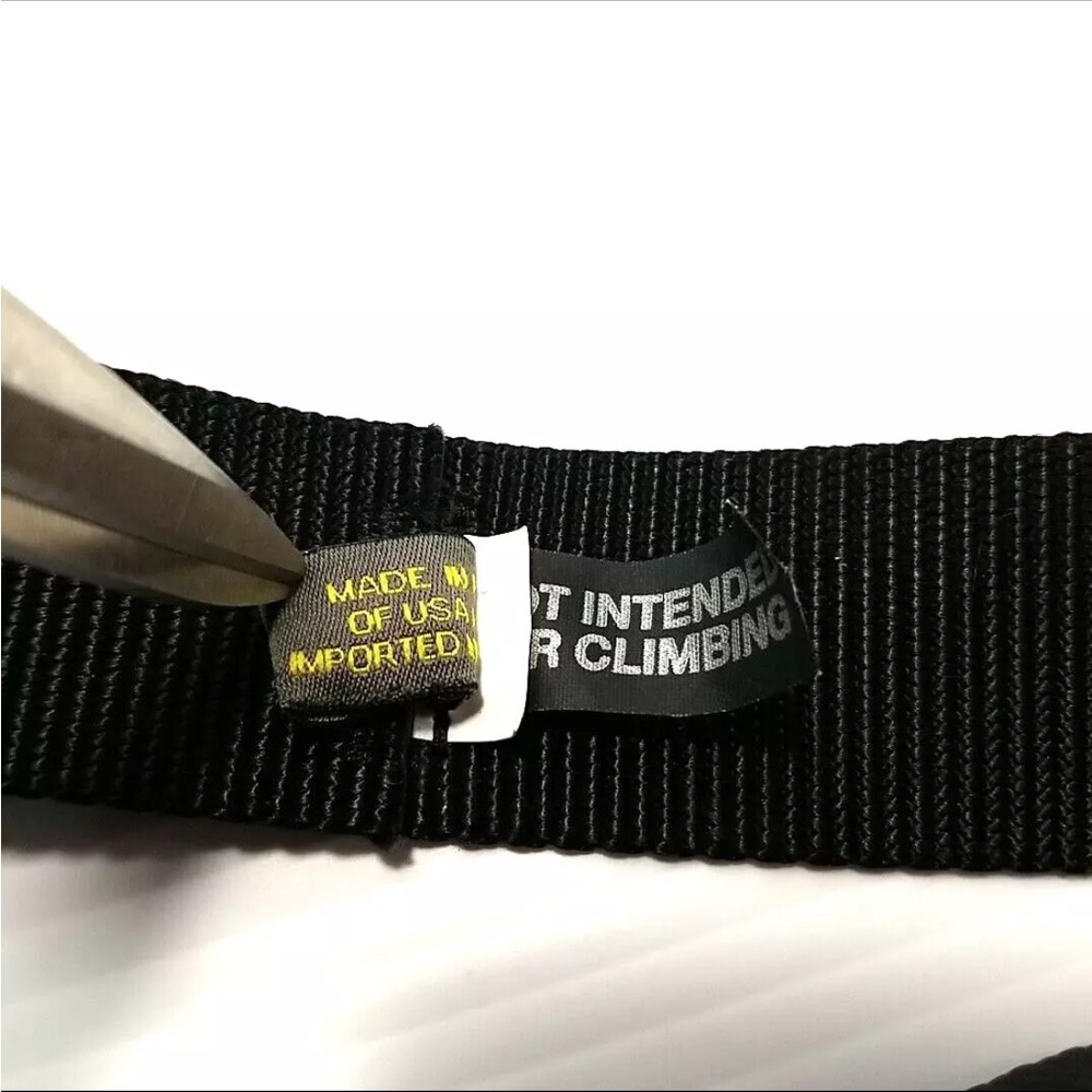 Bison Designs Last Chance Black & Gunmetal Tactical Belt 43.5" Long x 1.5" Wide - Picture 3 of 7